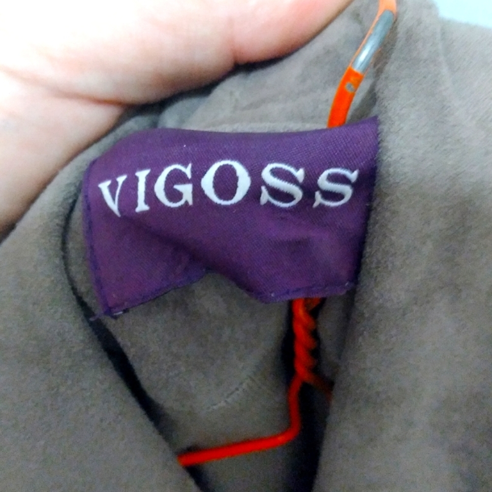 Vigils suede dress shirt